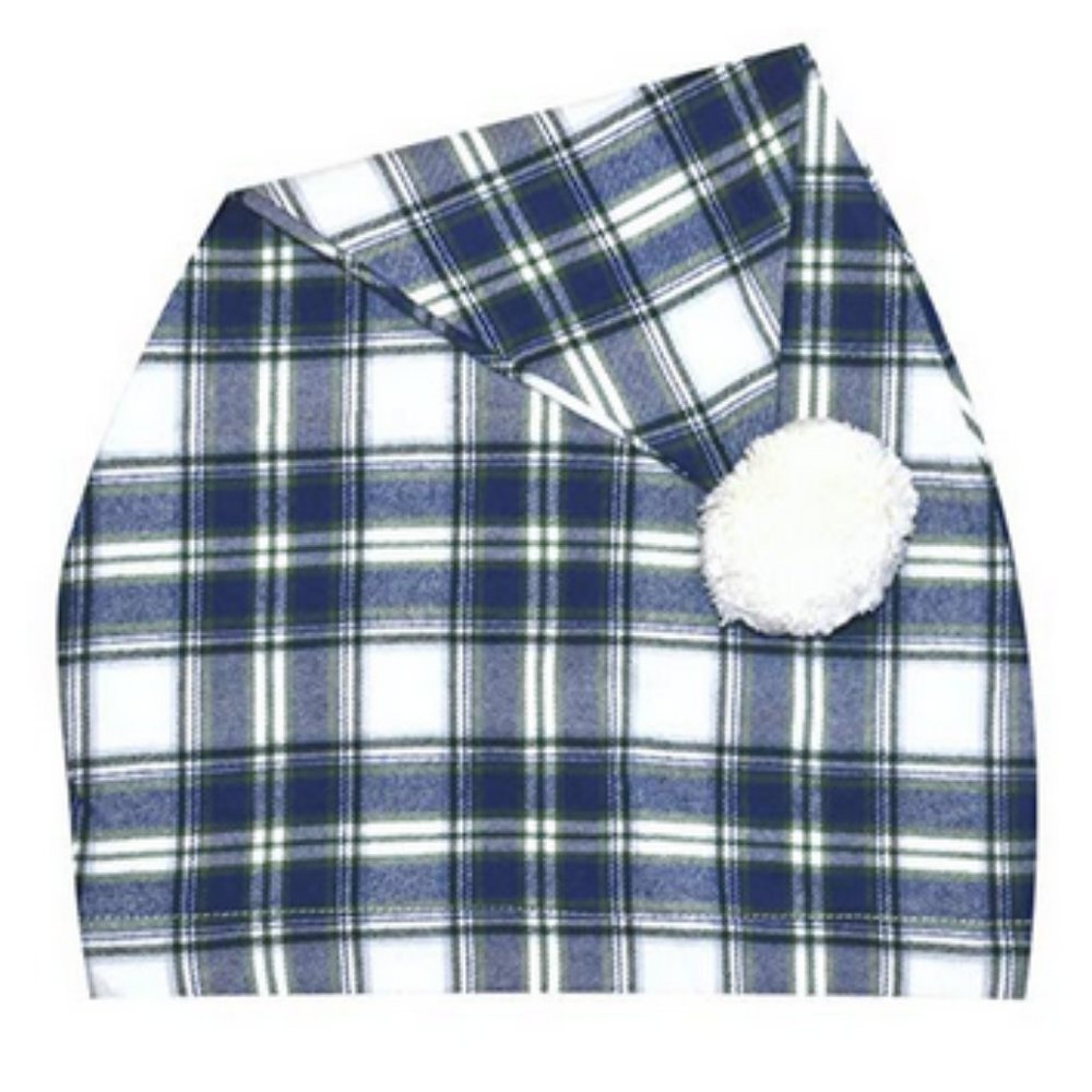 Lee Valley, Ireland - Men's Night Cap Unisex Blue White Check